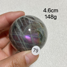 Load image into Gallery viewer, Natural Purple Light Labradorite Ccrystal Ssphere