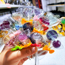 Load image into Gallery viewer, New Fluorite Lollipop Natural Crystal Stone Candy