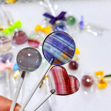 Load image into Gallery viewer, New Fluorite Lollipop Natural Crystal Stone Candy