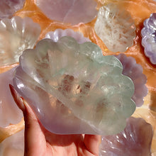 Load image into Gallery viewer, Natural Fluorite Shell Bowls