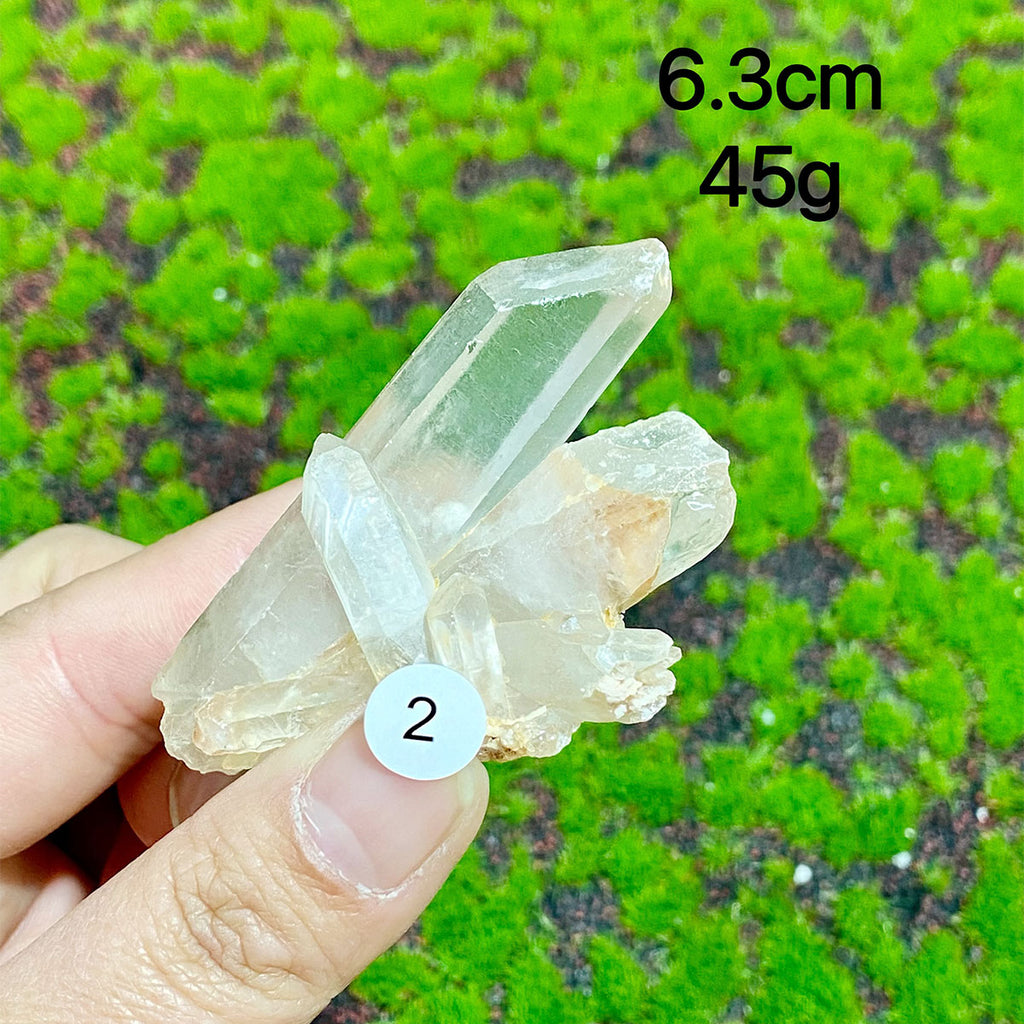 Clear Quartz Natural Crystal  Cluster