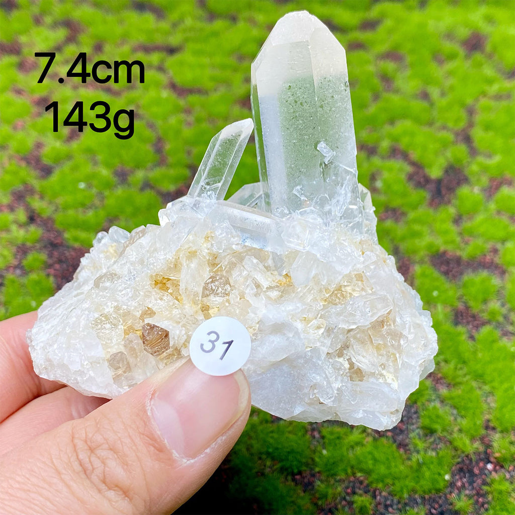 Clear Quartz Natural Crystal  Cluster