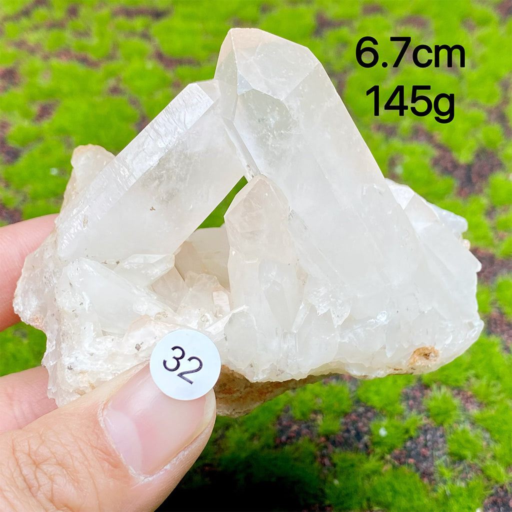 Clear Quartz Natural Crystal  Cluster