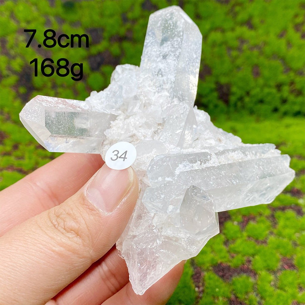 Clear Quartz Natural Crystal  Cluster