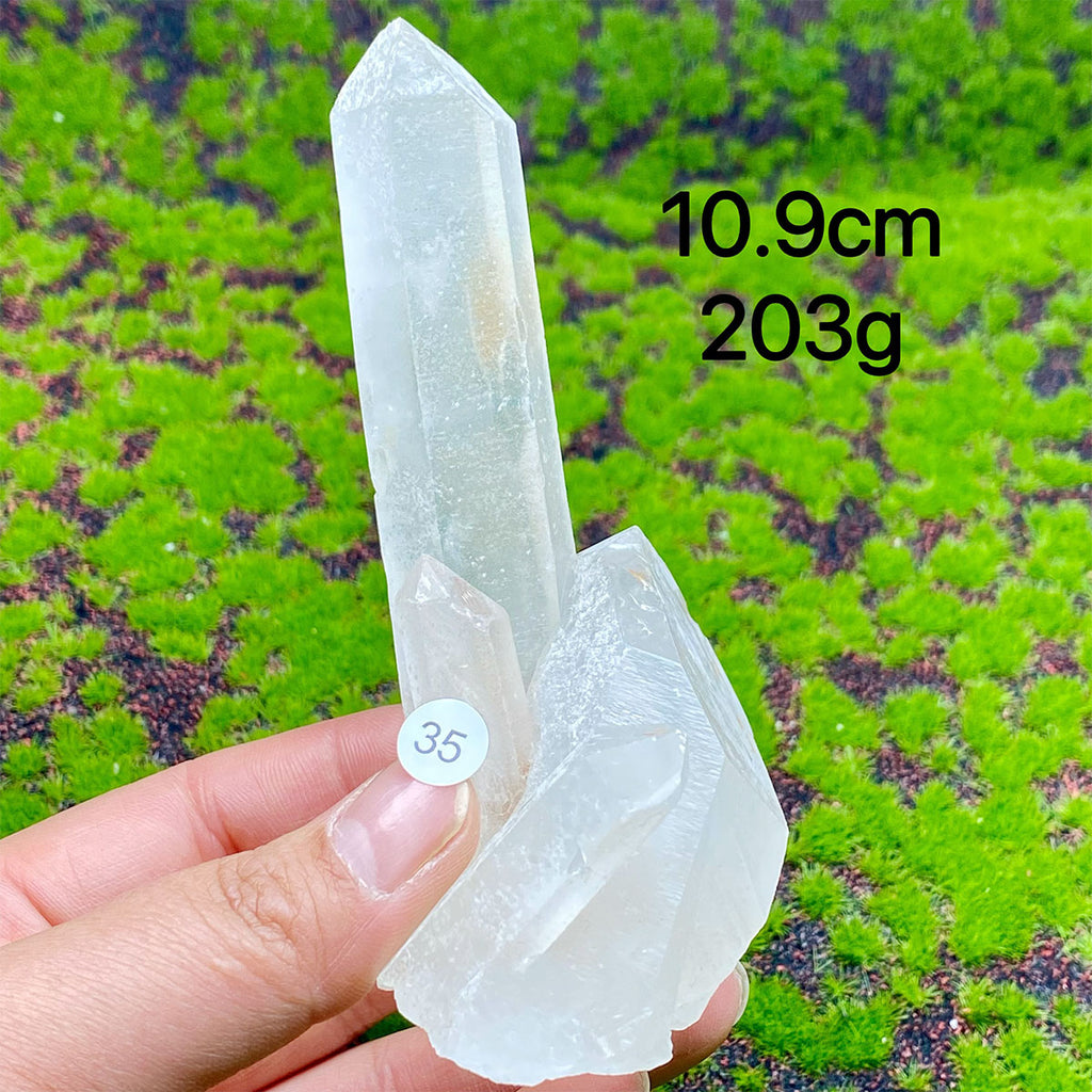 Clear Quartz Natural Crystal  Cluster