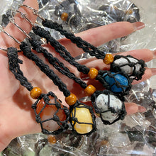 Load image into Gallery viewer, Hand-Knitting Articles With Crystal Tumble (Necklace/Bracelet/Keychain)