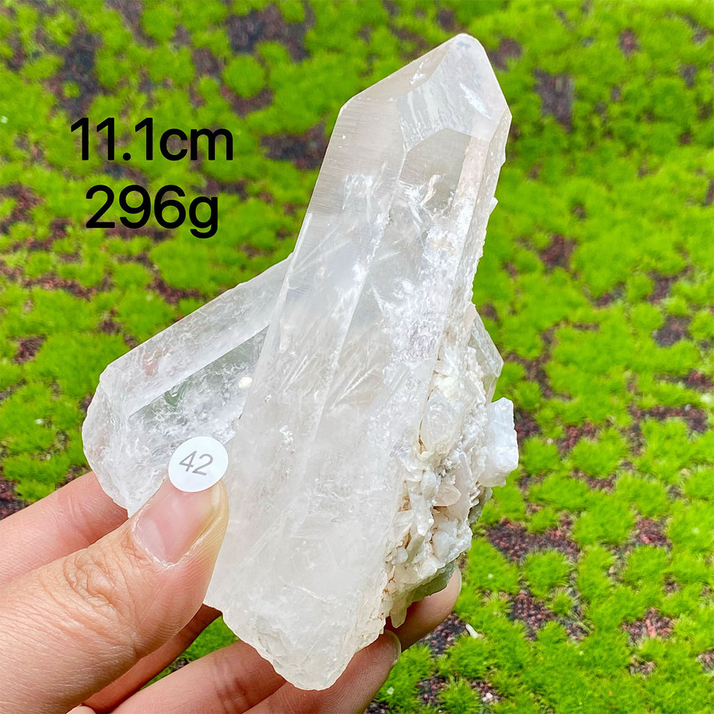 Clear Quartz Natural Crystal  Cluster