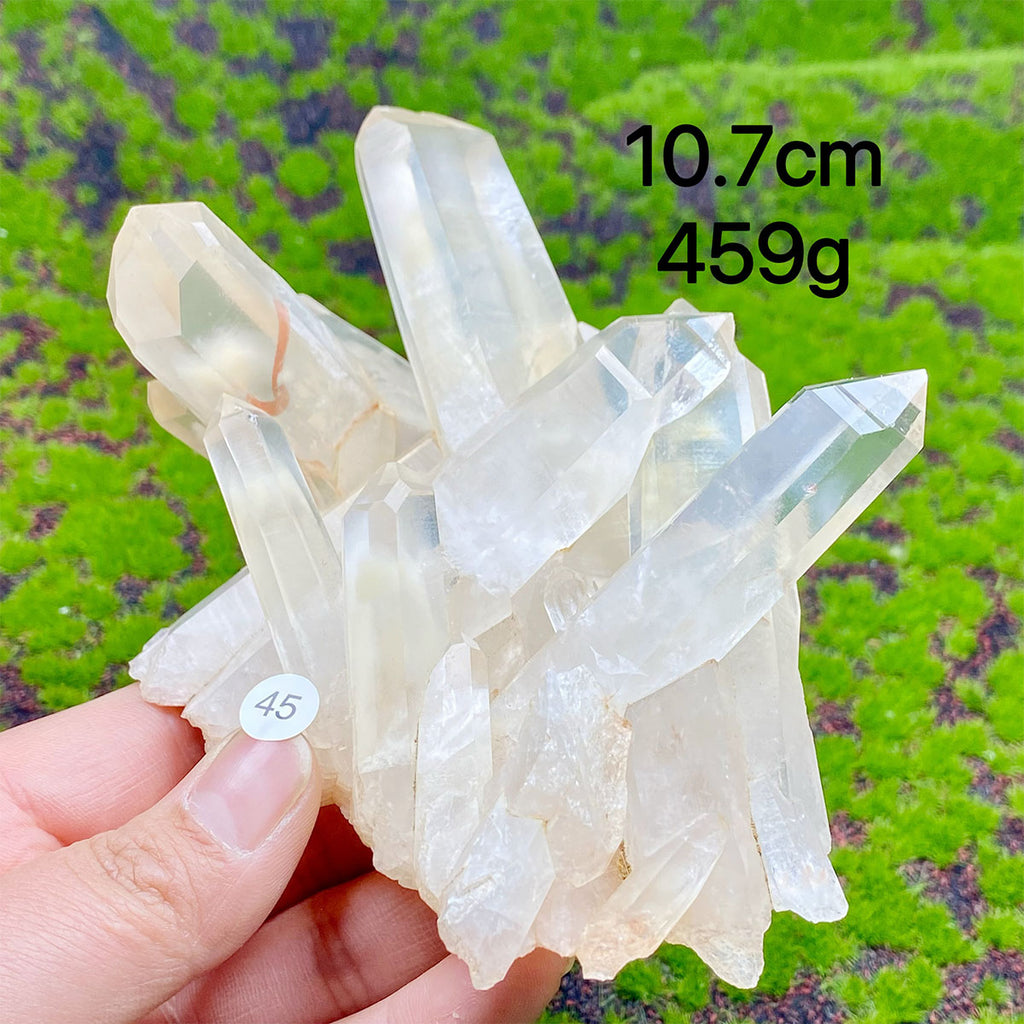 Clear Quartz Natural Crystal  Cluster