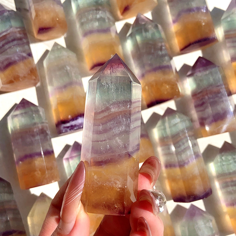 Natural Fluorite Tower/Point