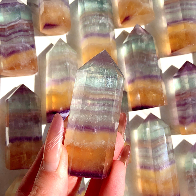 Natural Fluorite Tower/Point