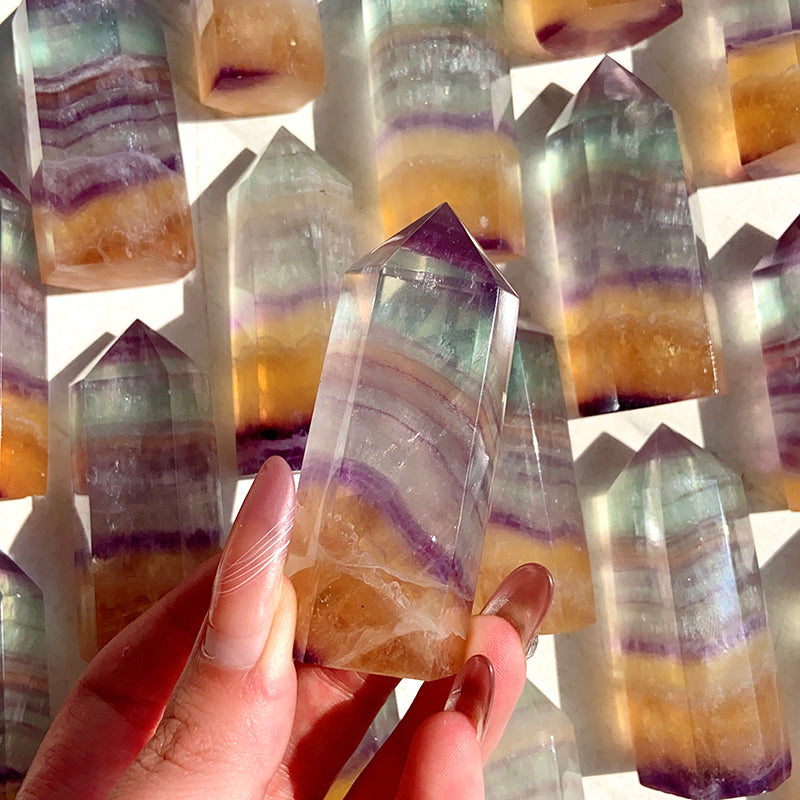 Natural Fluorite Tower/Point