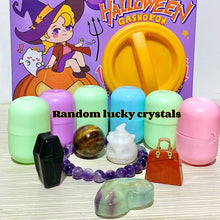 Load image into Gallery viewer, 6 Count/Set Capsules Halloween Crystal  Gashapon Box