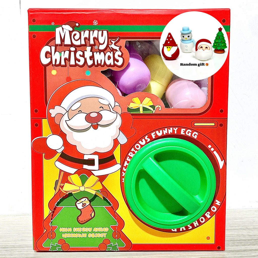 6 Count/Set Capsules Christmas Crystal Gashapon Box