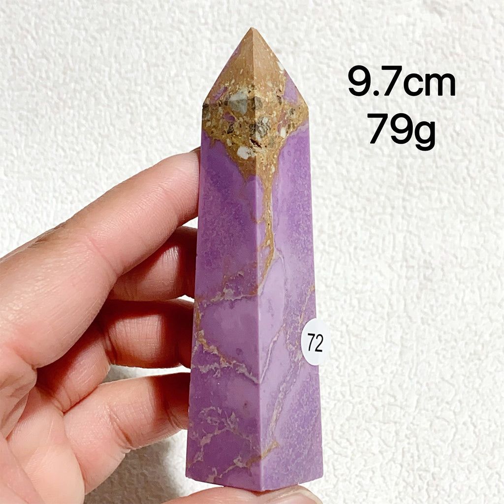 Natural Phosphosiderite Crystal Tower