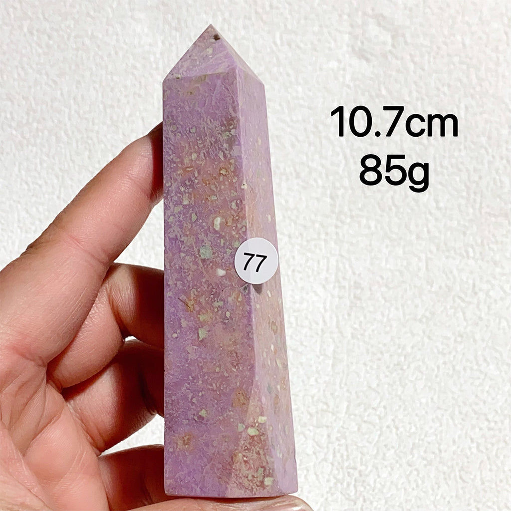 Natural Phosphosiderite Crystal Tower