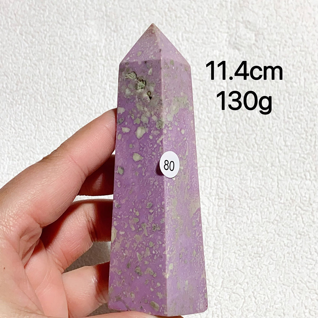 Natural Phosphosiderite Crystal Tower