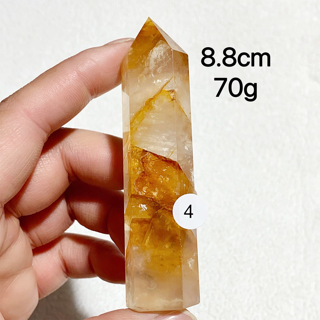 Natural Golden Healer Crystal Tower