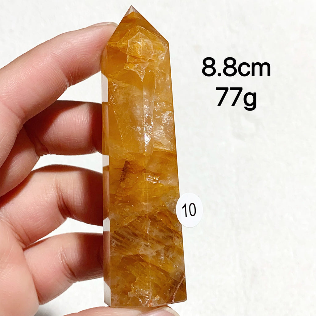 Natural Golden Healer Crystal Tower