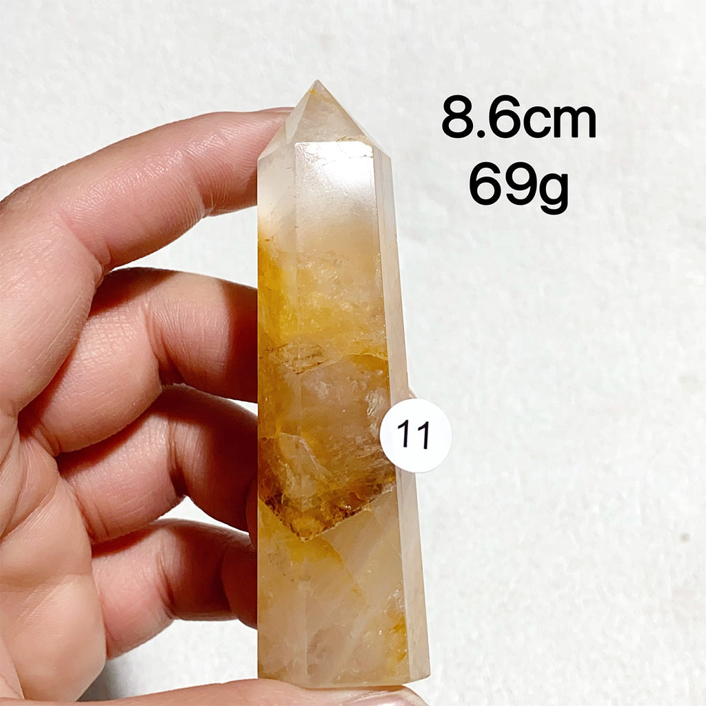 Natural Golden Healer Crystal Tower