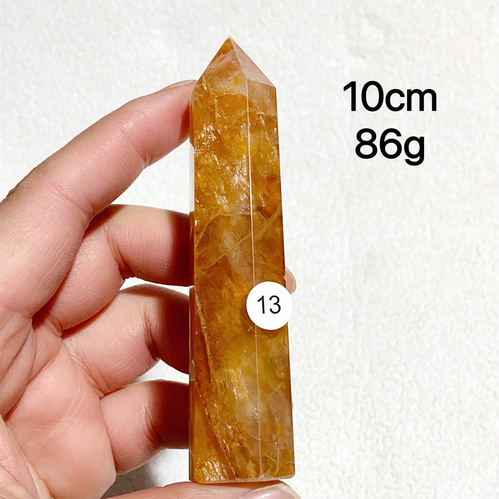 Natural Golden Healer Crystal Tower