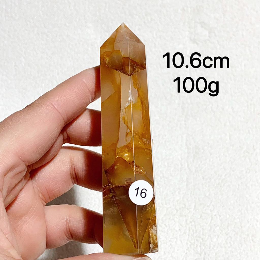 Natural Golden Healer Crystal Tower