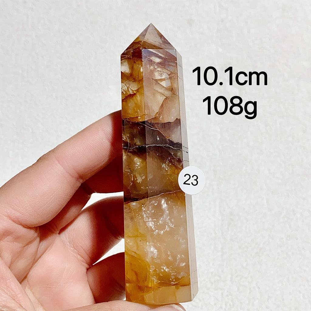 Natural Golden Healer Crystal Tower