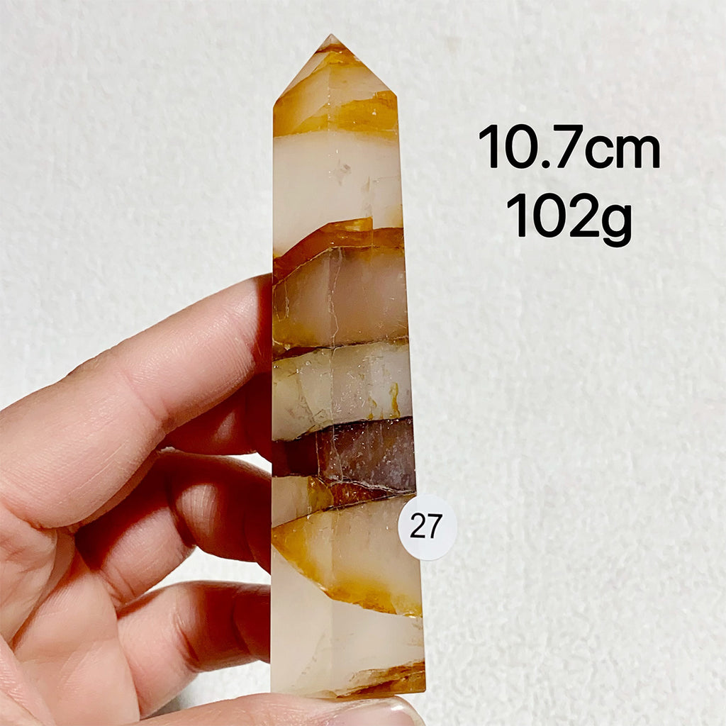 Natural Golden Healer Crystal Tower