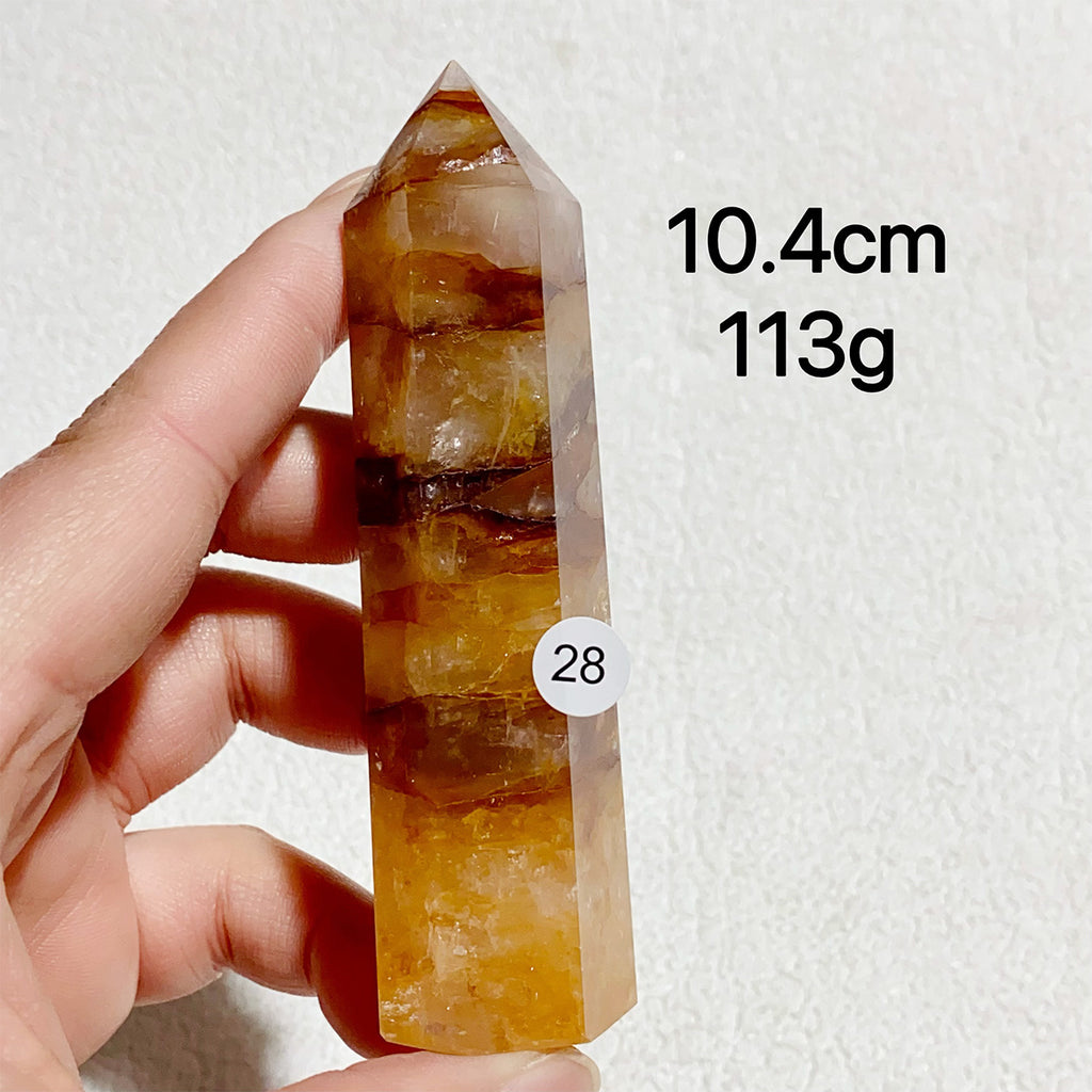 Natural Golden Healer Crystal Tower