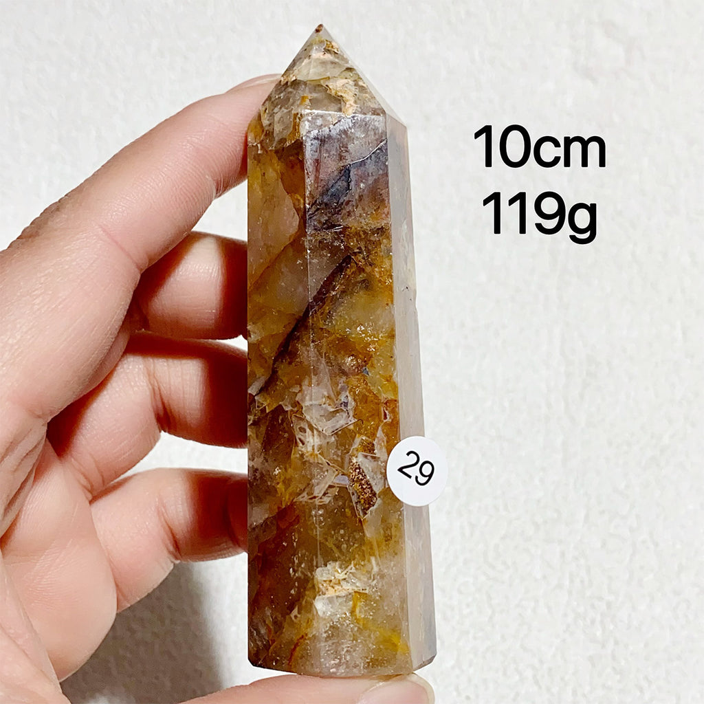 Natural Golden Healer Crystal Tower