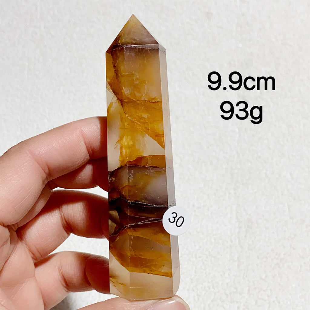 Natural Golden Healer Crystal Tower