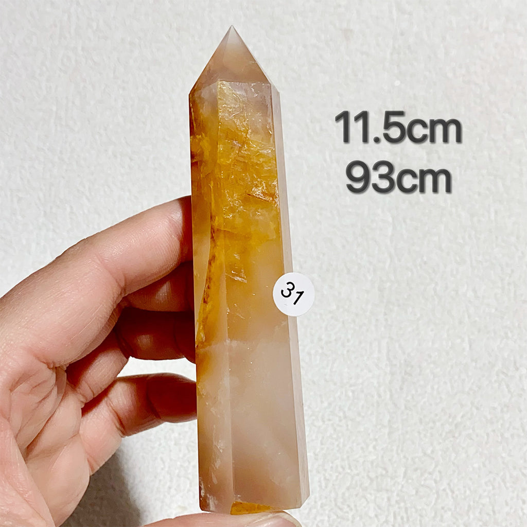 Natural Golden Healer Crystal Tower