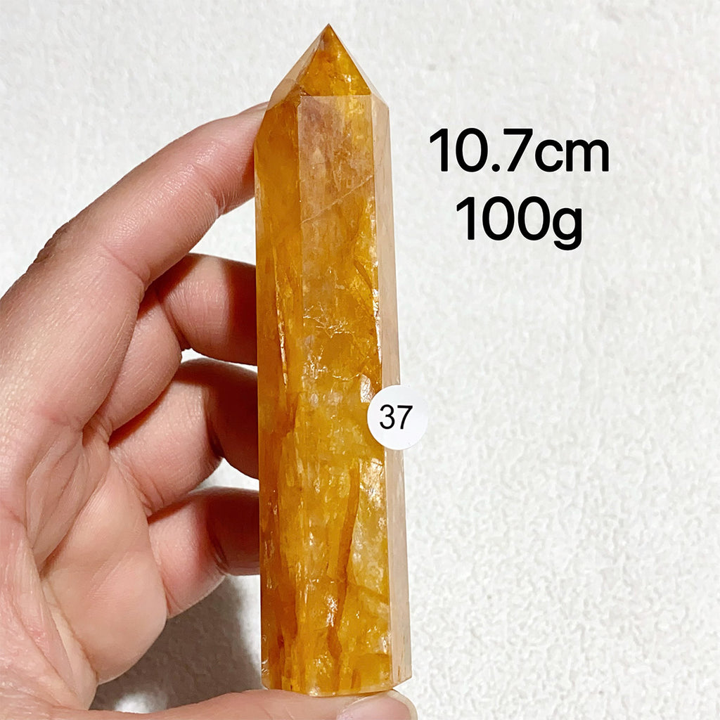 Natural Golden Healer Crystal Tower