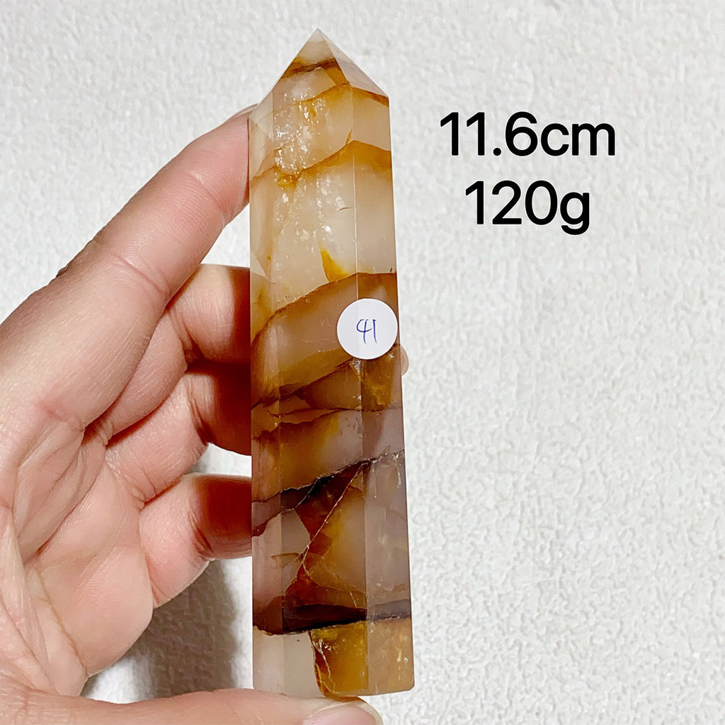 Natural Golden Healer Crystal Tower