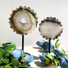 Load image into Gallery viewer, Different Size Druzy Agate Flower Set