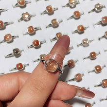 Load image into Gallery viewer, Golden Sunstone Adjustable Size Ring $10/10pcs