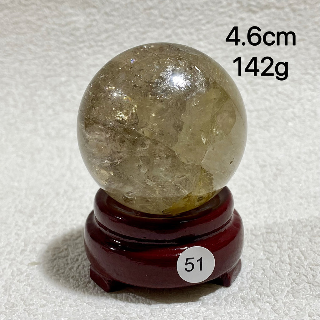 Natural Smokey Quartz Crystal Sphere