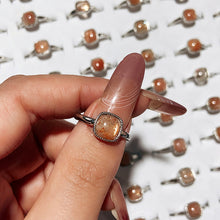 Load image into Gallery viewer, Golden Sunstone Adjustable Size Ring $10/10pcs