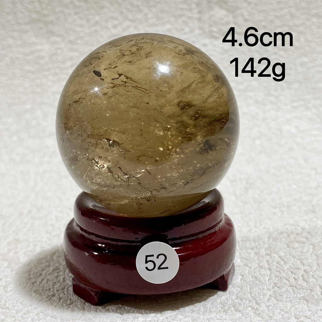 Natural Smokey Quartz Crystal Sphere