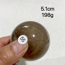 Load image into Gallery viewer, Natural Smokey Quartz Crystal Sphere