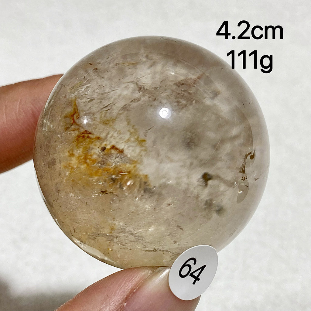 Natural Smokey Quartz Crystal Sphere