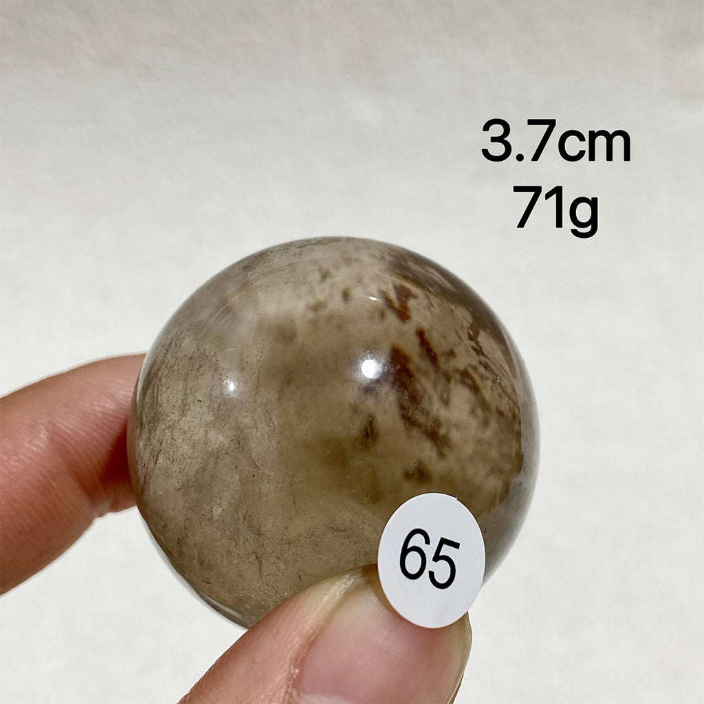 Natural Smokey Quartz Crystal Sphere