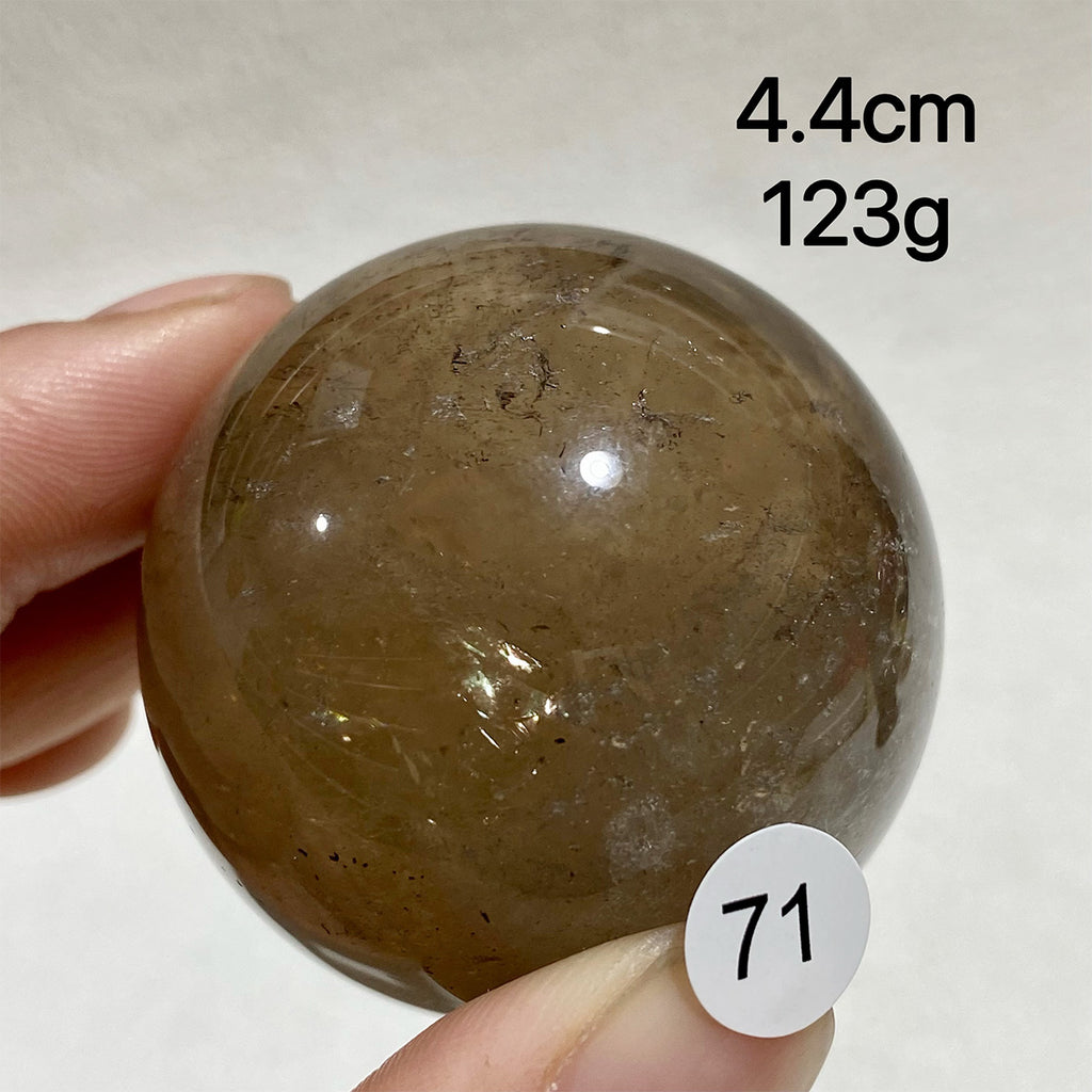 Natural Smokey Quartz Crystal Sphere