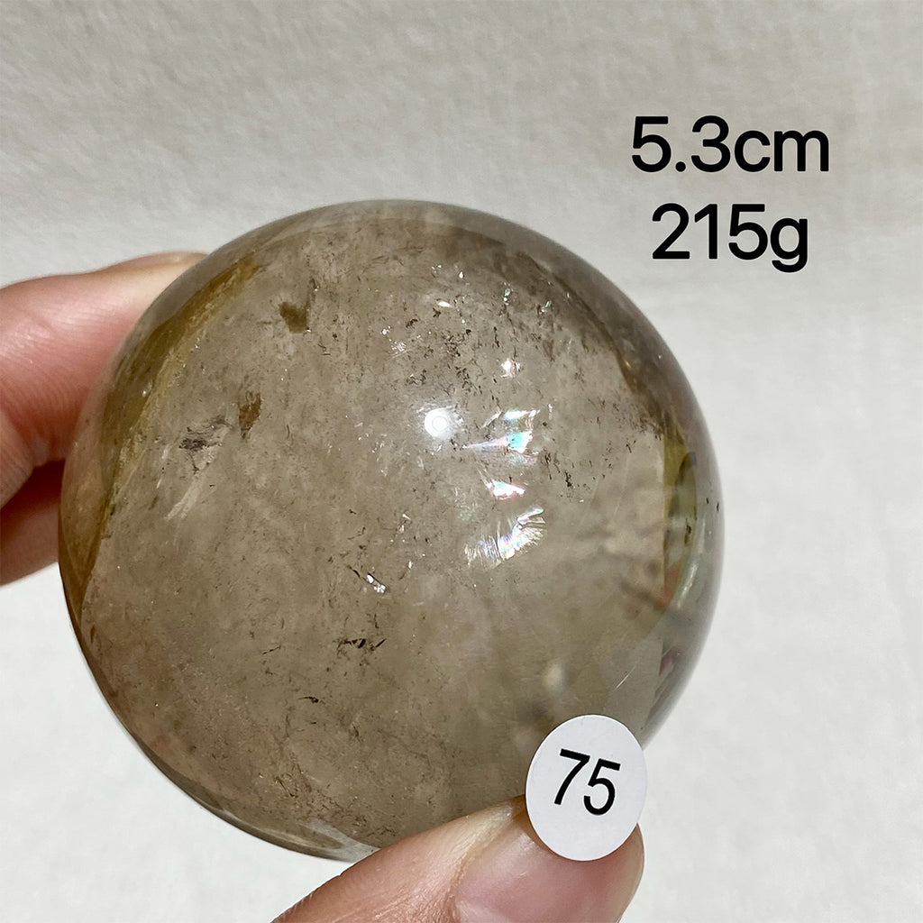 Natural Smokey Quartz Crystal Sphere