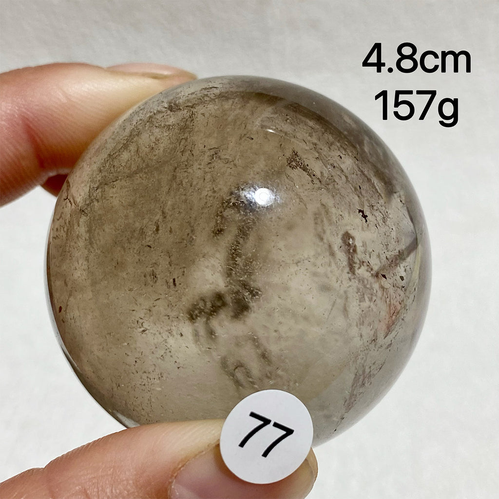 Natural Smokey Quartz Crystal Sphere