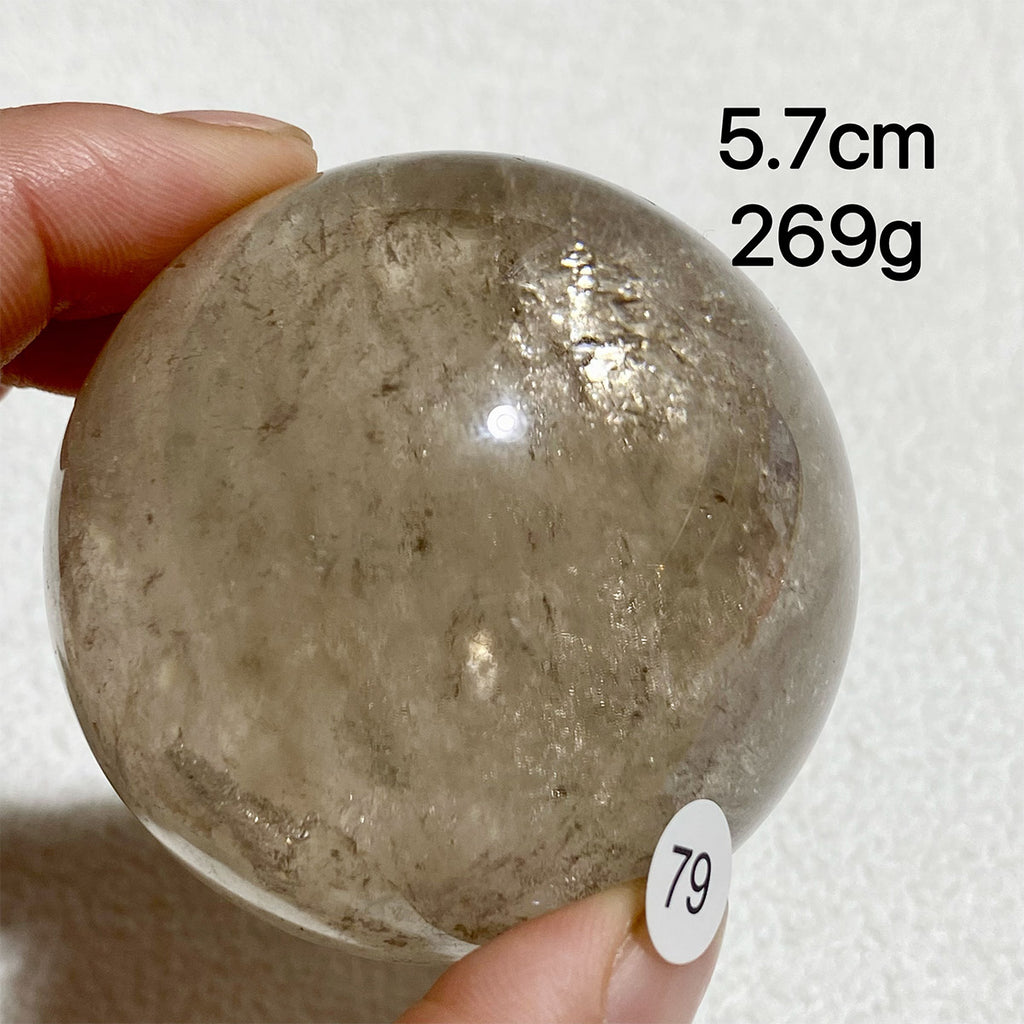 Natural Smokey Quartz Crystal Sphere