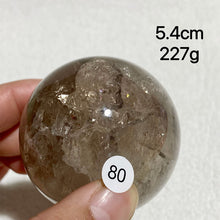 Load image into Gallery viewer, Natural Smokey Quartz Crystal Sphere