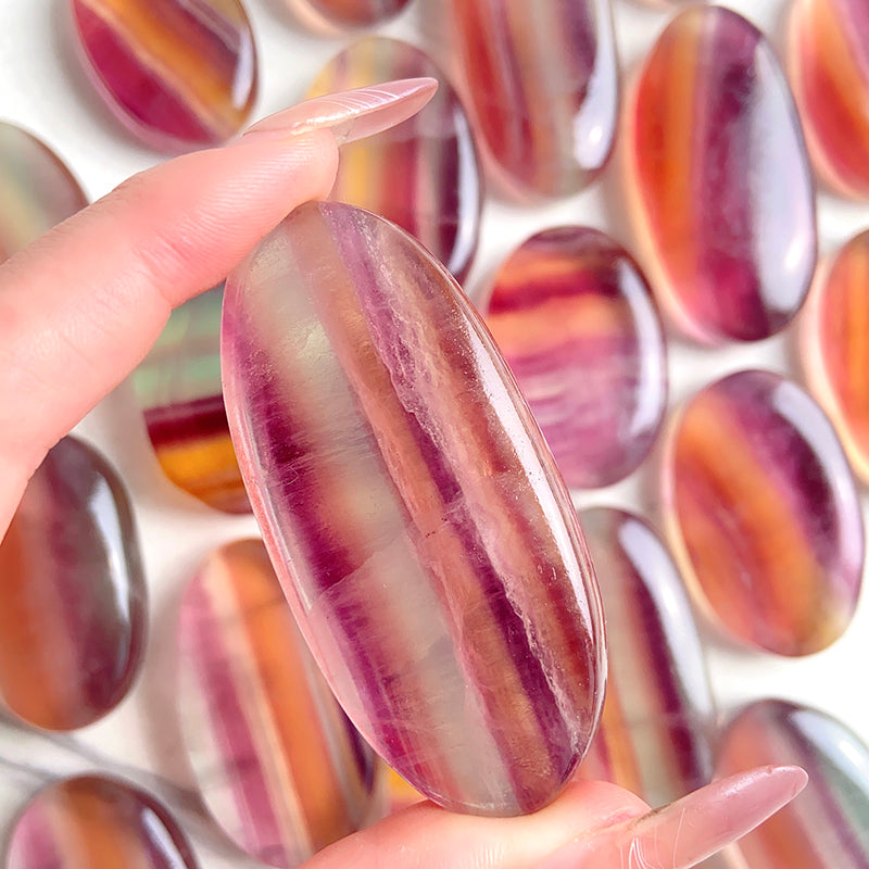 Candy Fluorite Palm Stone