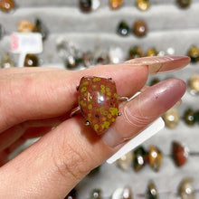 Load image into Gallery viewer, Ocean Jasper Adjustable Size S925 Rings