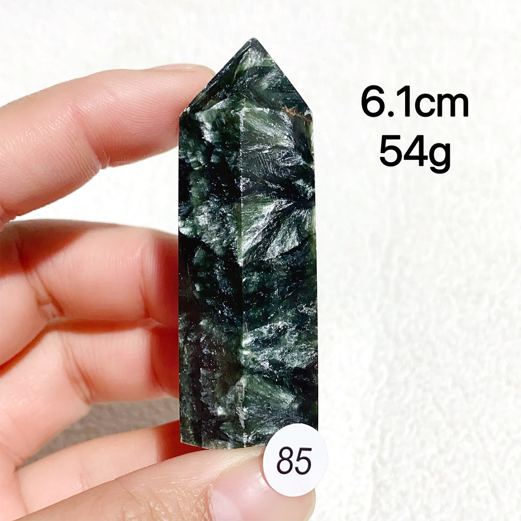 Natural Seraphinite Crystal Tower