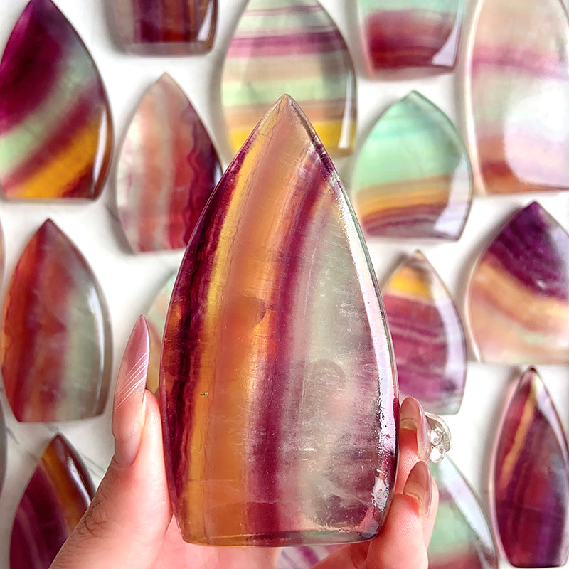 Candy Fluorite Water Drop/Flame/Free Form